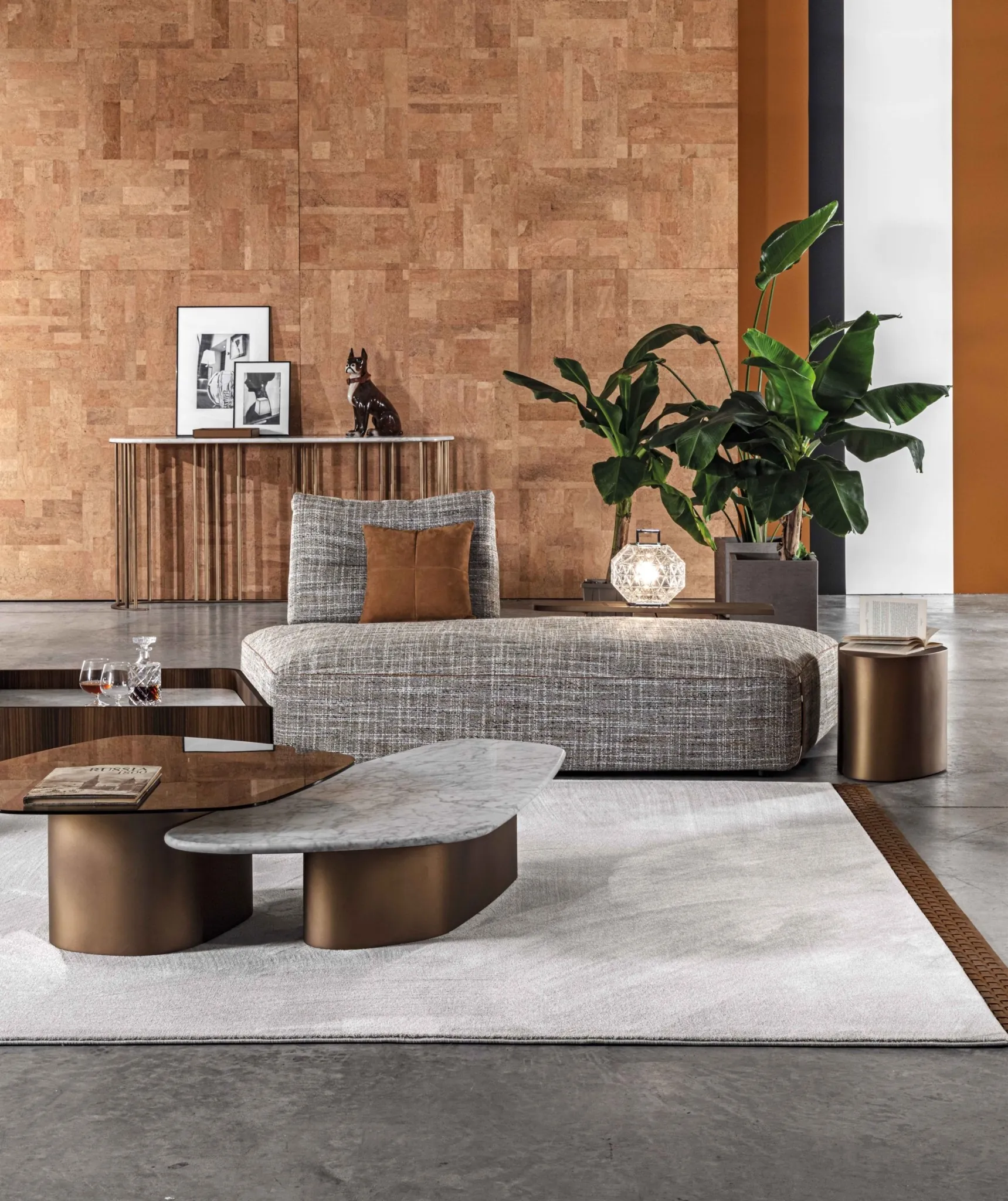 Meroni & Colzani Pantelleria, armchair, sofa