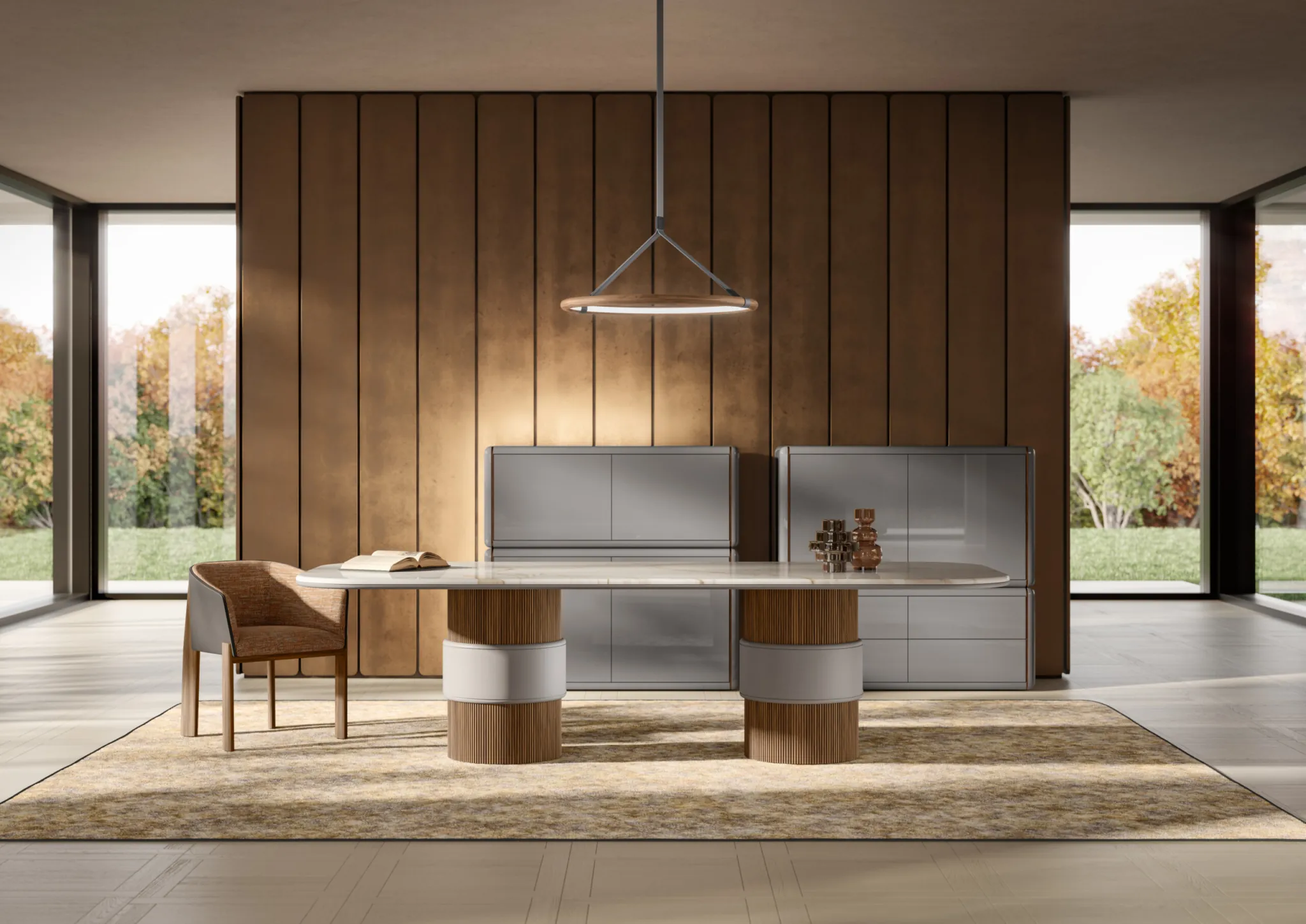 Meroni & Colzani Villasimius, coffee table, table